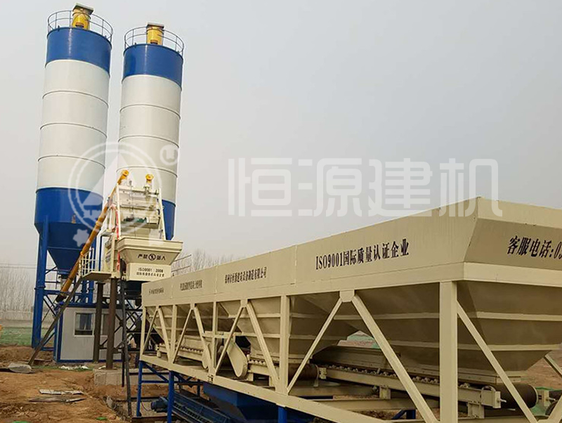 建個(gè)小型攪拌站50多少錢(qián)? hzs50混凝土攪拌站價(jià)格是多？