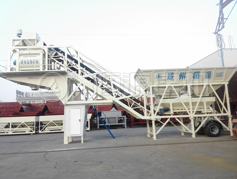 恒源建機YHZS75型移動式攪拌站 匠心智造 大有可為！