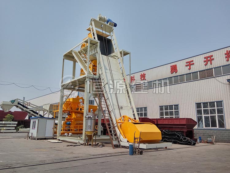 HZS180型提升斗攪拌站每小時多少方？180斗提式攪拌站哪里有？
